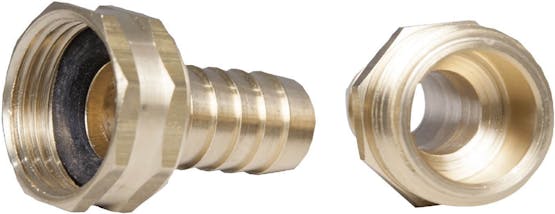 WATER HOSE FITTING MPT TO FEMALE HOSE 3/8