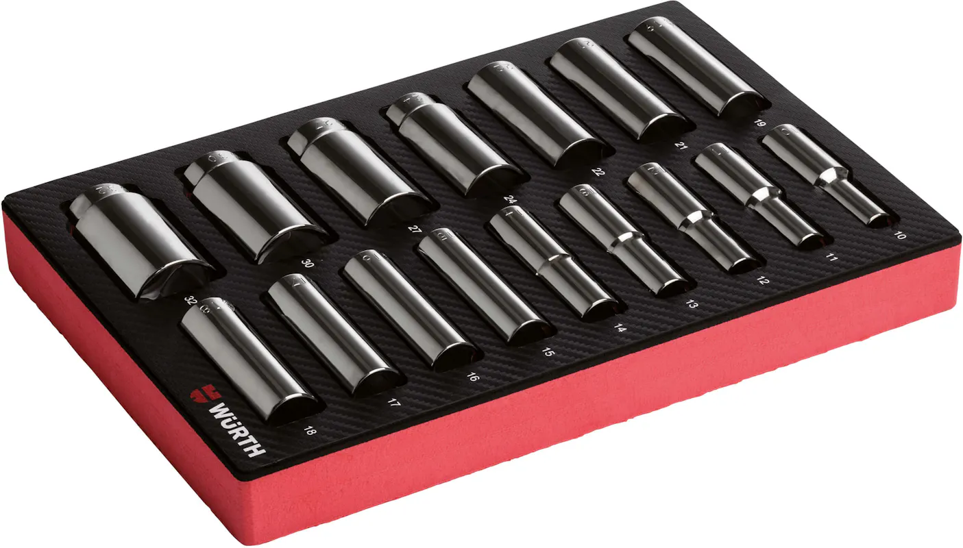 1/2 inch socket wrench assortment-long-16pc 965.905210 1 2 socket wrench set